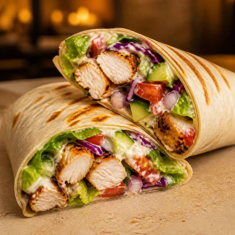Chicken Shish Wrap