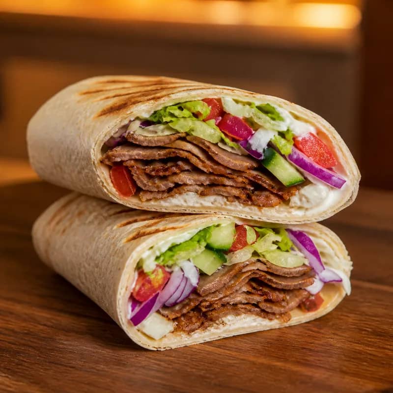 Beef Doner Wrap