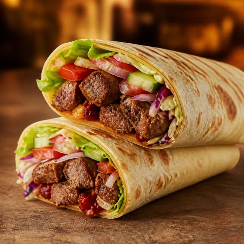 Lamb Shish Wrap