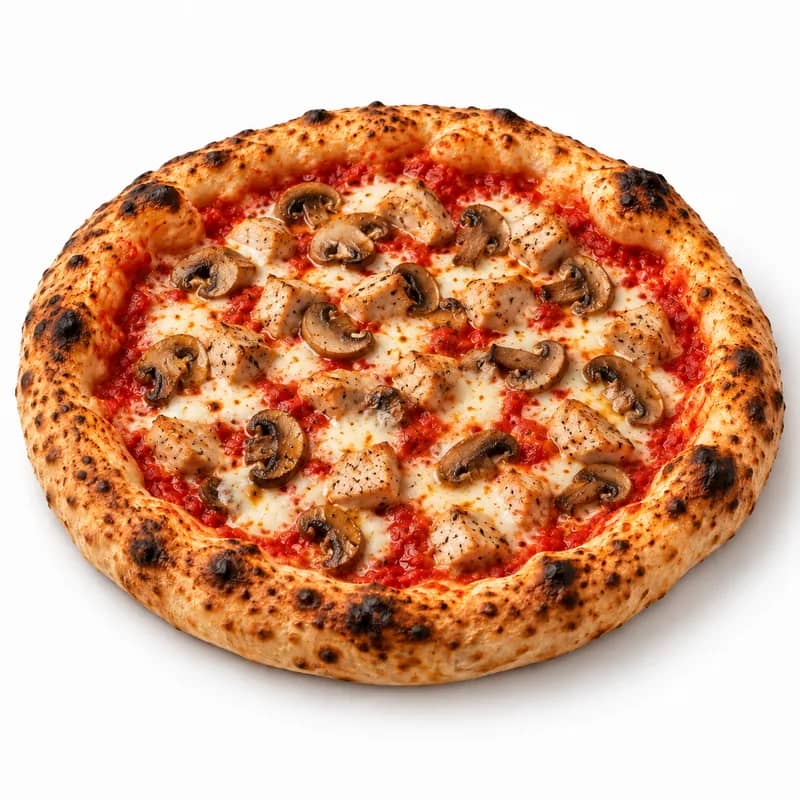 Chicken Mushroom Pizza