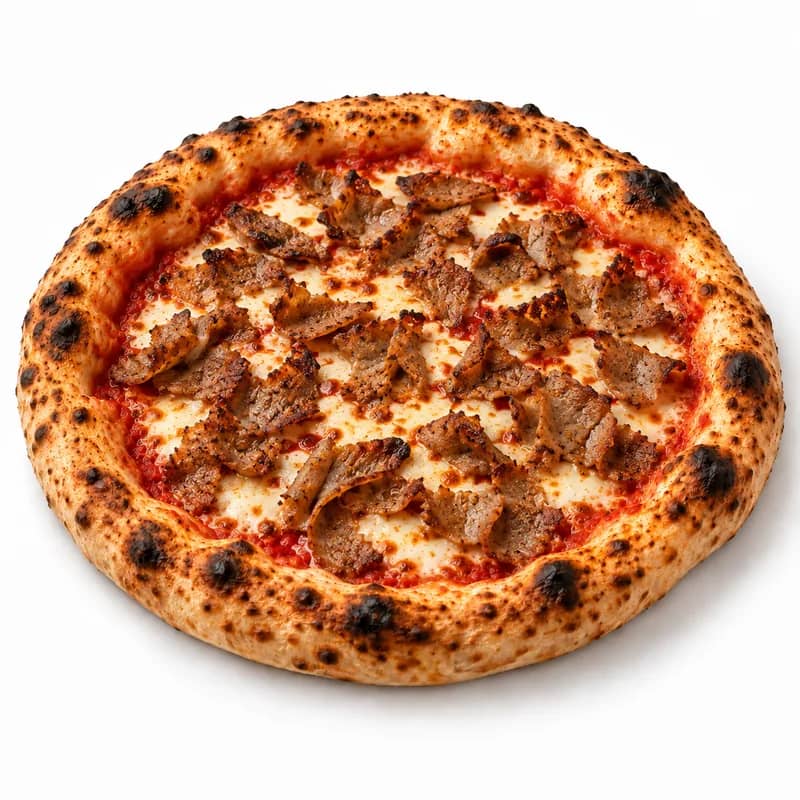 Beef Doner Pizza